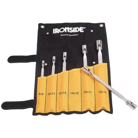 Trygg betalning 117011 Ironside Lednyckelsats 6 delar, 8-19 mm, i väska
